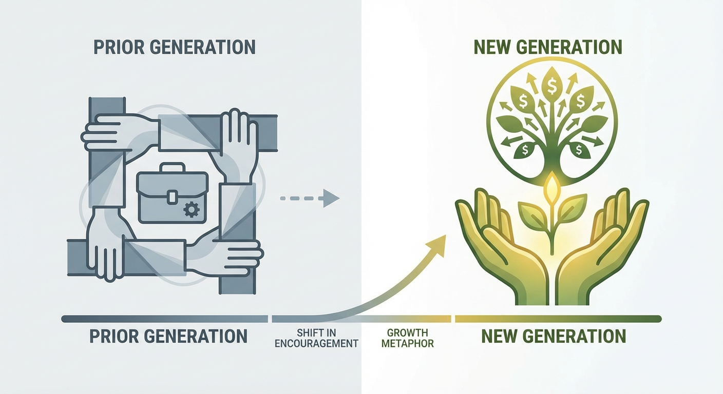 A Generational Shift in Entrepreneurial Encouragement