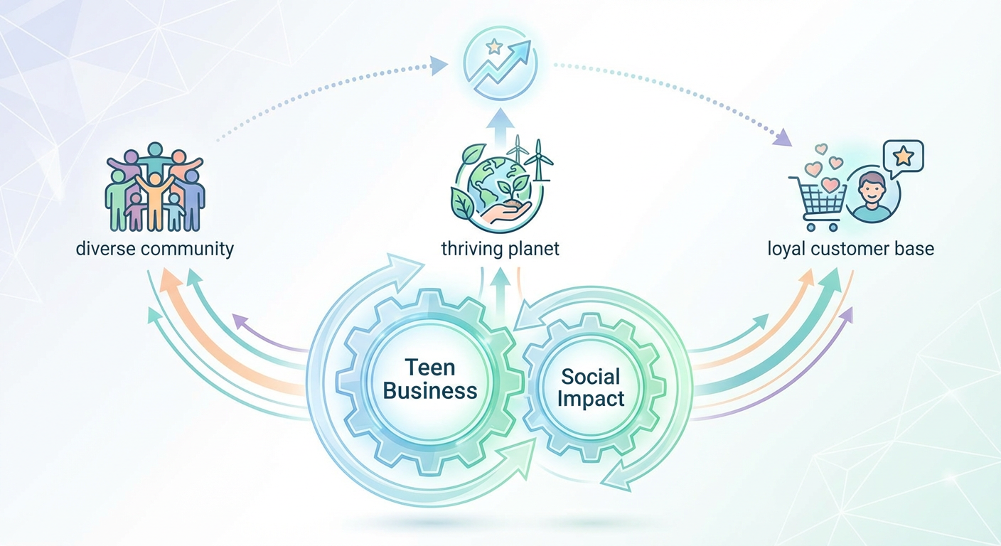 Integrating Purpose: Social Impact in Teen Businesses